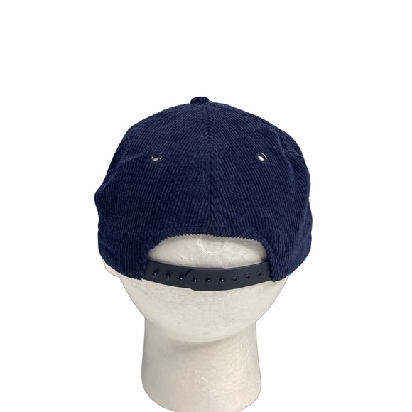 Joe Camel vintage navy blue corduroy embroidered adult adjustable Snap back cap - Picture 5 of 8